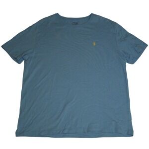 Polo Ralph Lauren Mens T-Shirt Pony Logo Light Blue Size Large